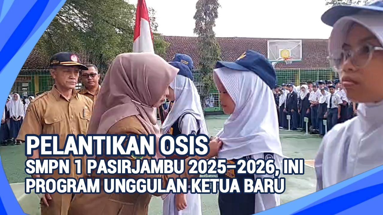 Renata Azahra Resmi Pimpin OSIS SMPN 1 Pasirjambu, Siap Gebrak Prestasi Siswa