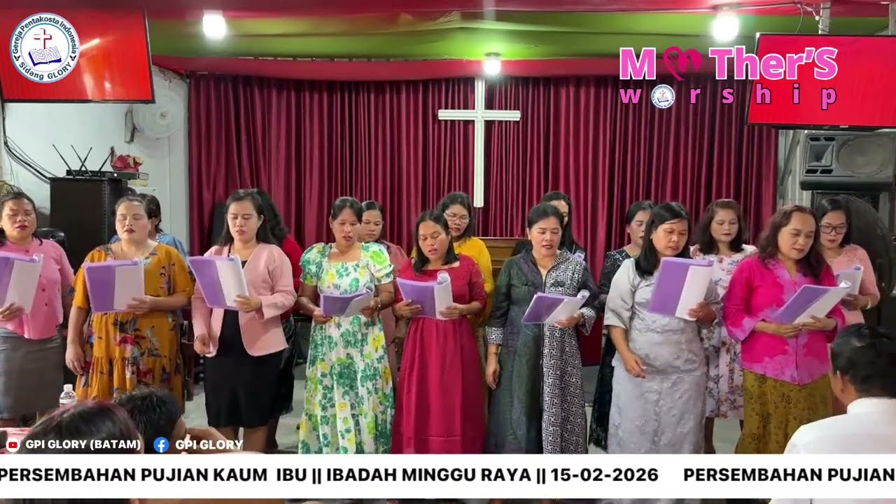PERSEMBAHAN PUJIAN KAUM  IBU || IBADAH MINGGU RAYA || 15-02-2026