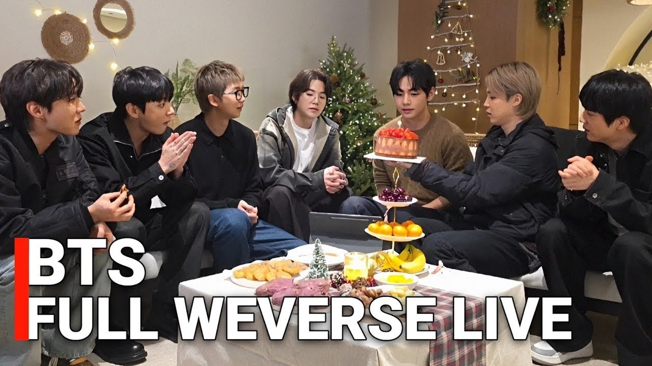 🔴[ENG SUB] BTS OT7 Full Weverse Live (21.12.2025) Jin, Suga, J-Hope, RM, Jimin, V, Jungkook | #BTS
