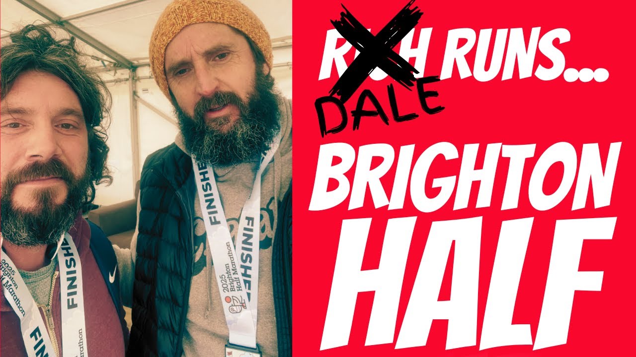 Brighton Half Marathon 2025 | RICH (actually DALE) RUNS...