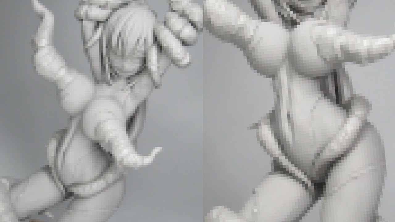 【このすば】触手に捕まってしまったダクネスのフィギュアを作ってみた【粘土】the Making of Darkness -  KonoSuba.