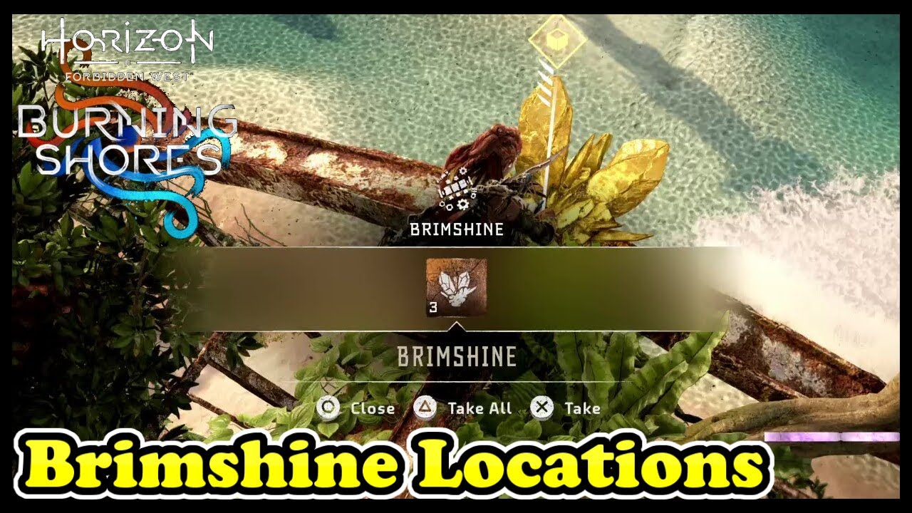 Horizon Burning Shores Brimshine Locations in Horizon Forbidden West