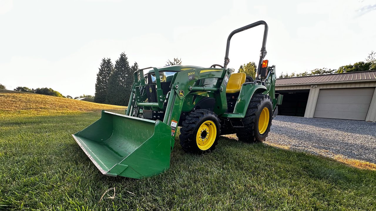 #11 Stump removal with John Deere 370B Backhoe and 3025E
