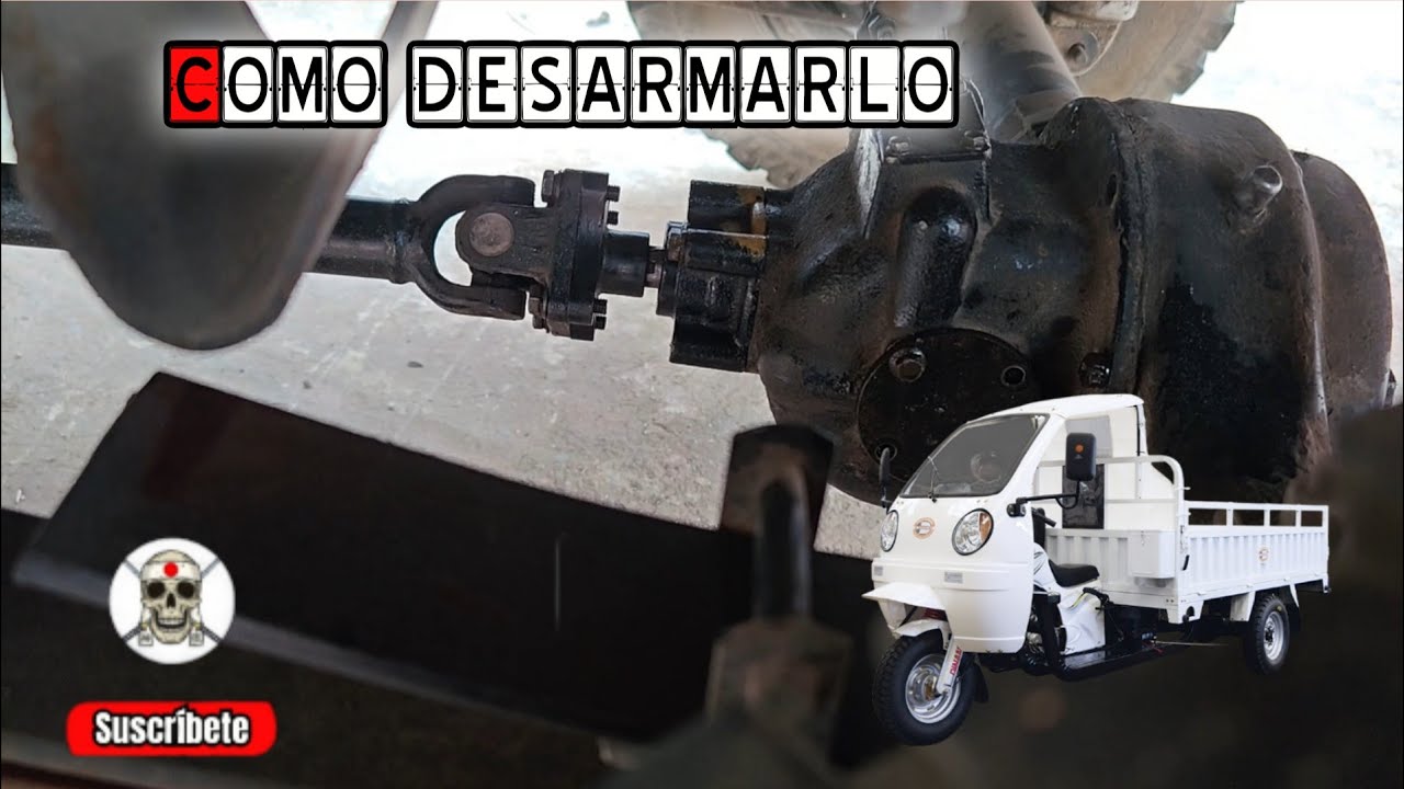 Como desarmar diferencial de motocarro dinamo 250 transmisión
