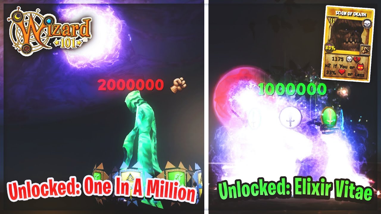 The *INSANE* 2 Million Damage and 1 Million Heal With One Spell! - (Wizard101)