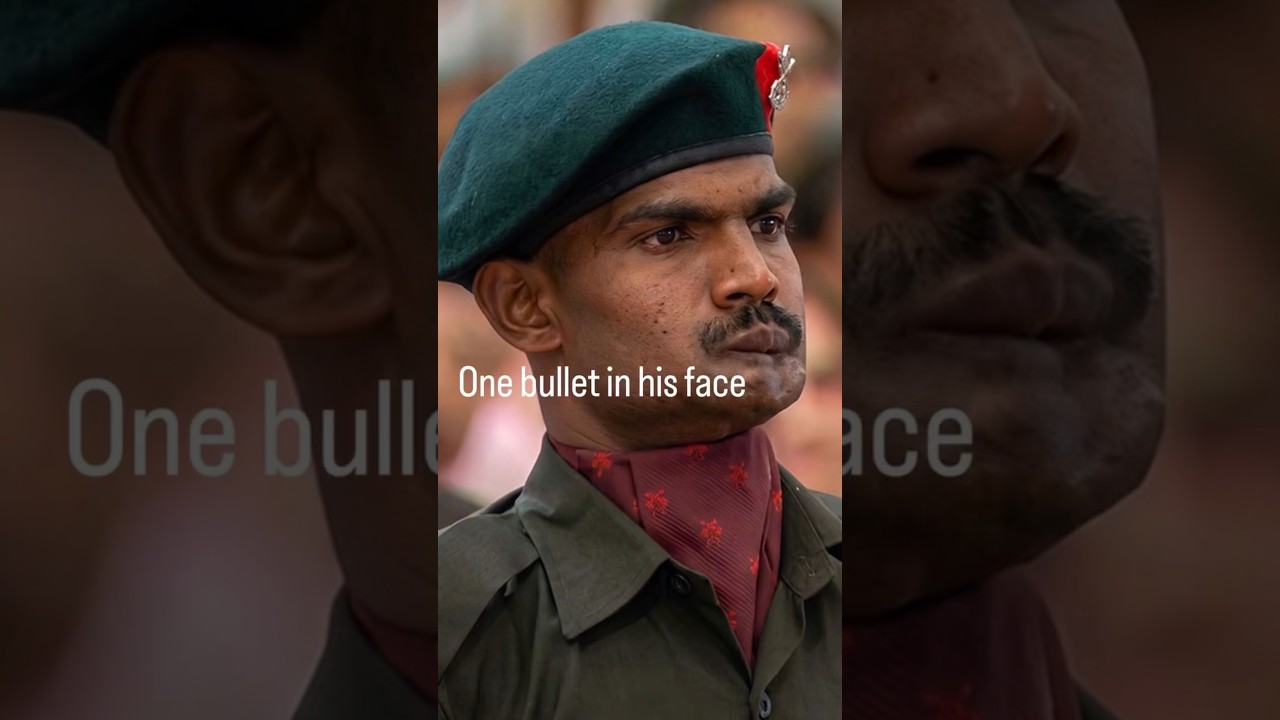 Shot in the Face, Still Killed a Terrorist 🇮🇳 #india #IndianArmy #IndianSoldier #JaiHind #Braveheart