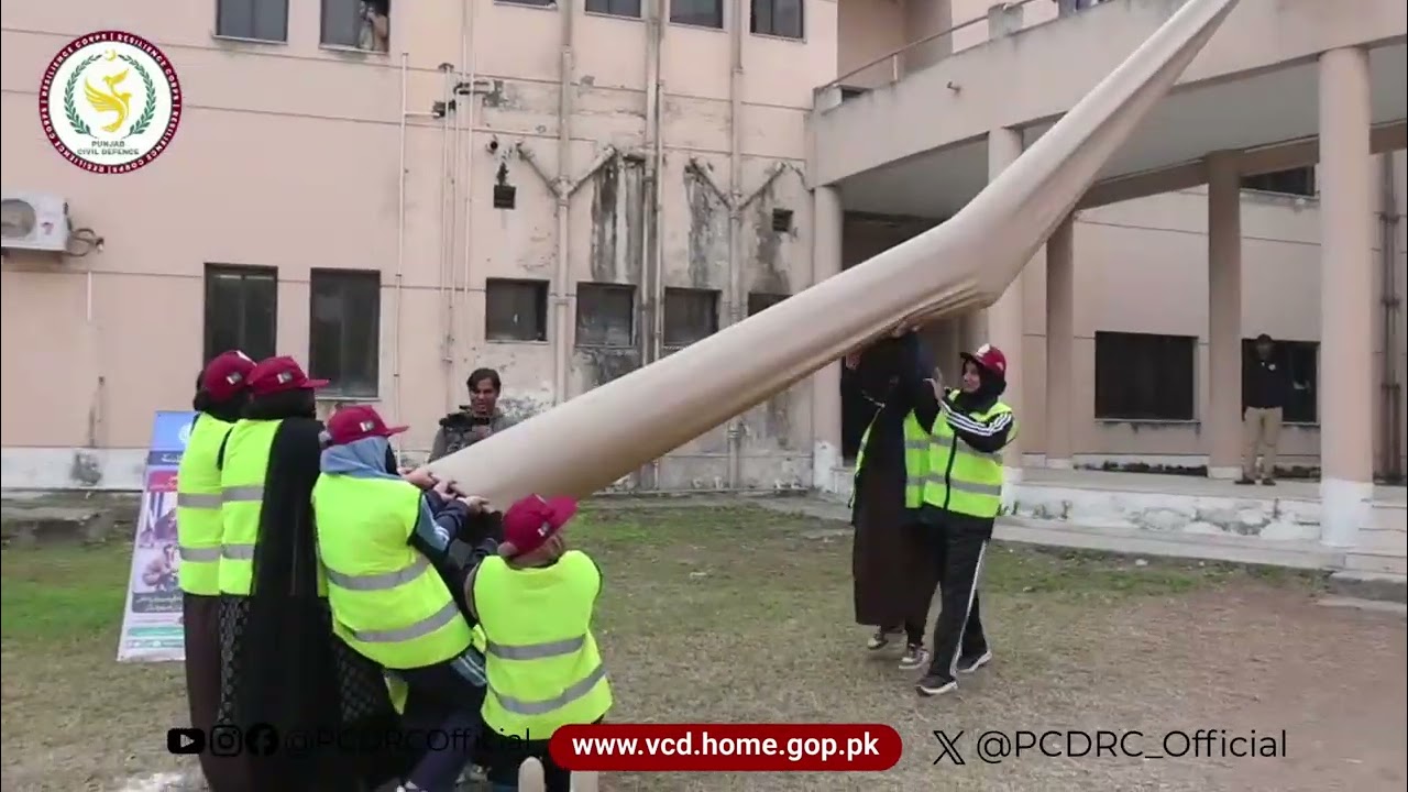 Empowering University of Gujrat youth through emergency preparedness PCDRC | Punjab Civil Defence