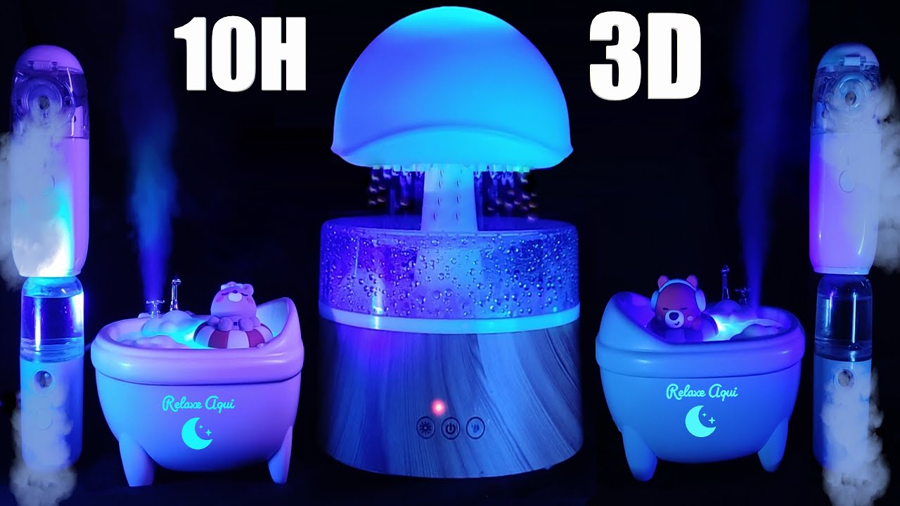 🌧️ ГИПНОТИЧЕСКОЕ ASMR | 3D-аэрозоль + невероятный дождь 💨 99% засыпают до конца 💤