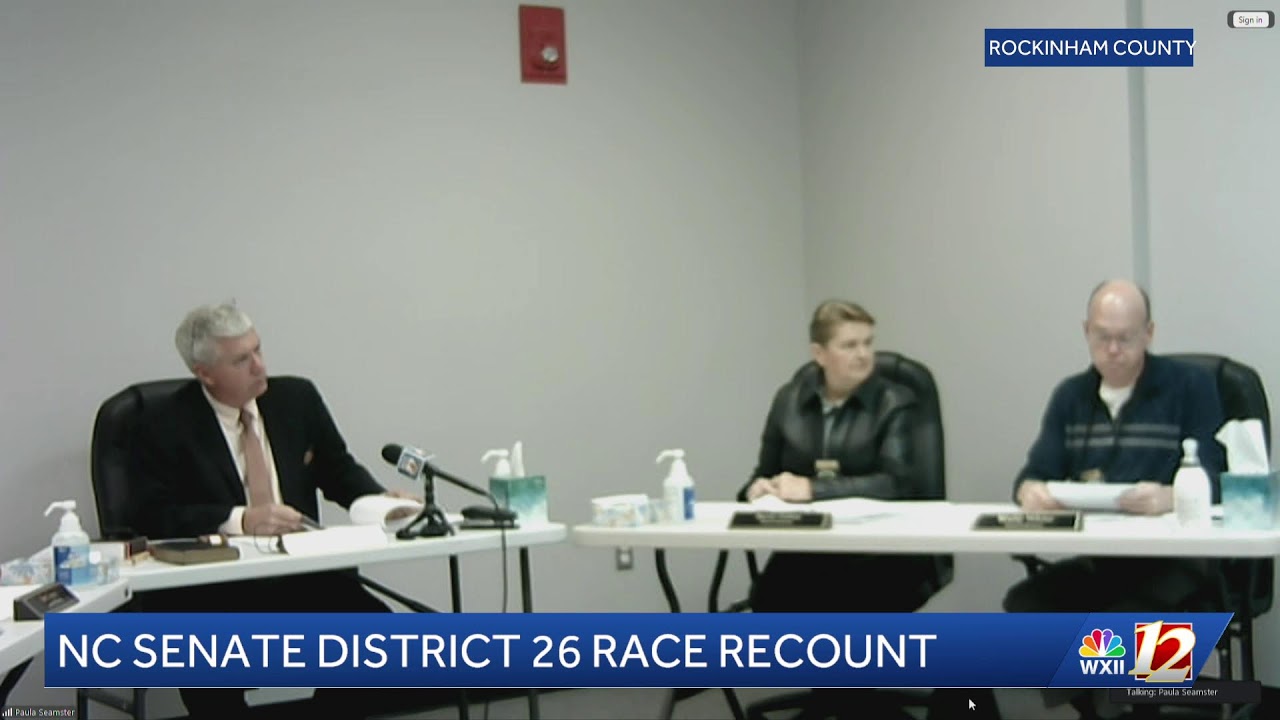 NC Senate District 26 race recount underway