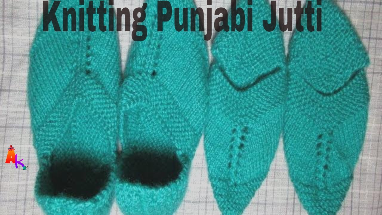 Knitting Socks/ Punjabi jutti[74]Hindi