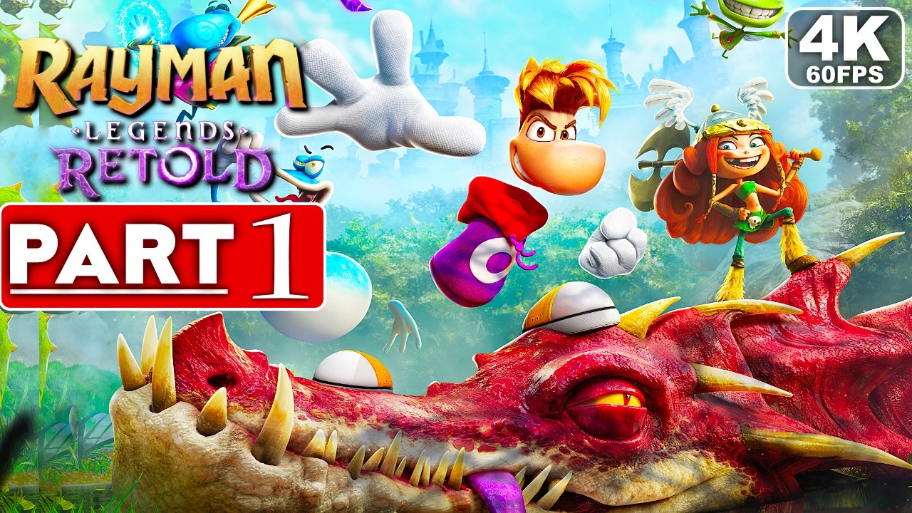 RAYMAN LEGENDS RETOLD Gameplay Walkthrough Part 1 [4K 60FPS] - No Commentary