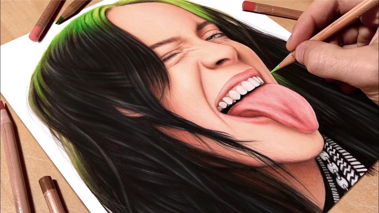 Drawing Billie Eilish • Time Lapse