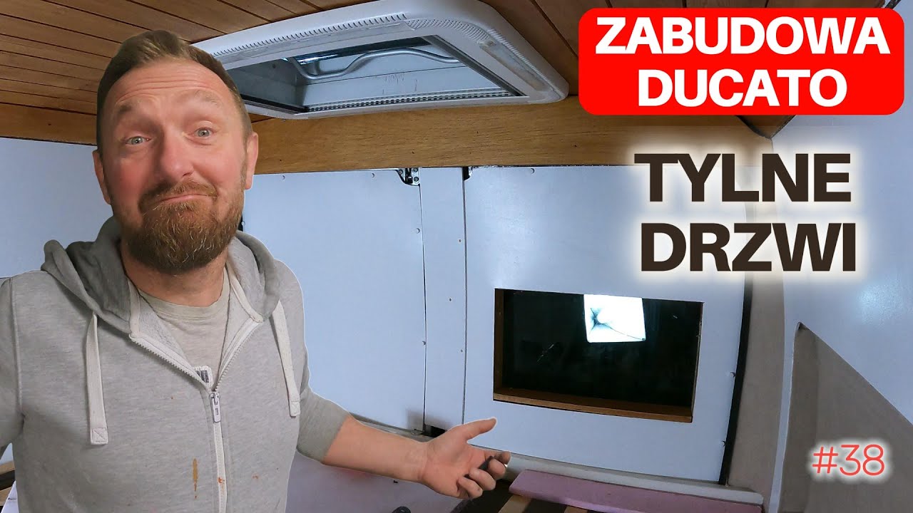 Zabudowa tylnych drzwi - Ducato kamperVan