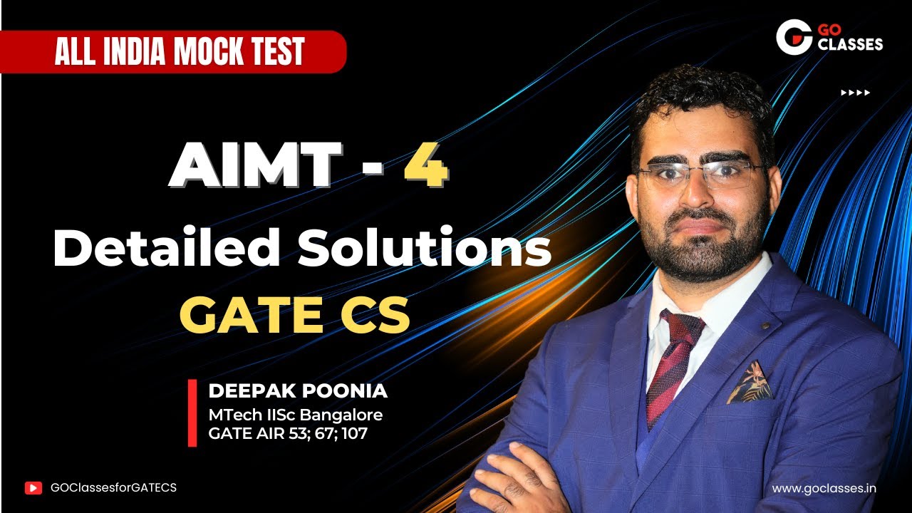 AIMT - 4 Solutions | Complete Analysis | GATE CS