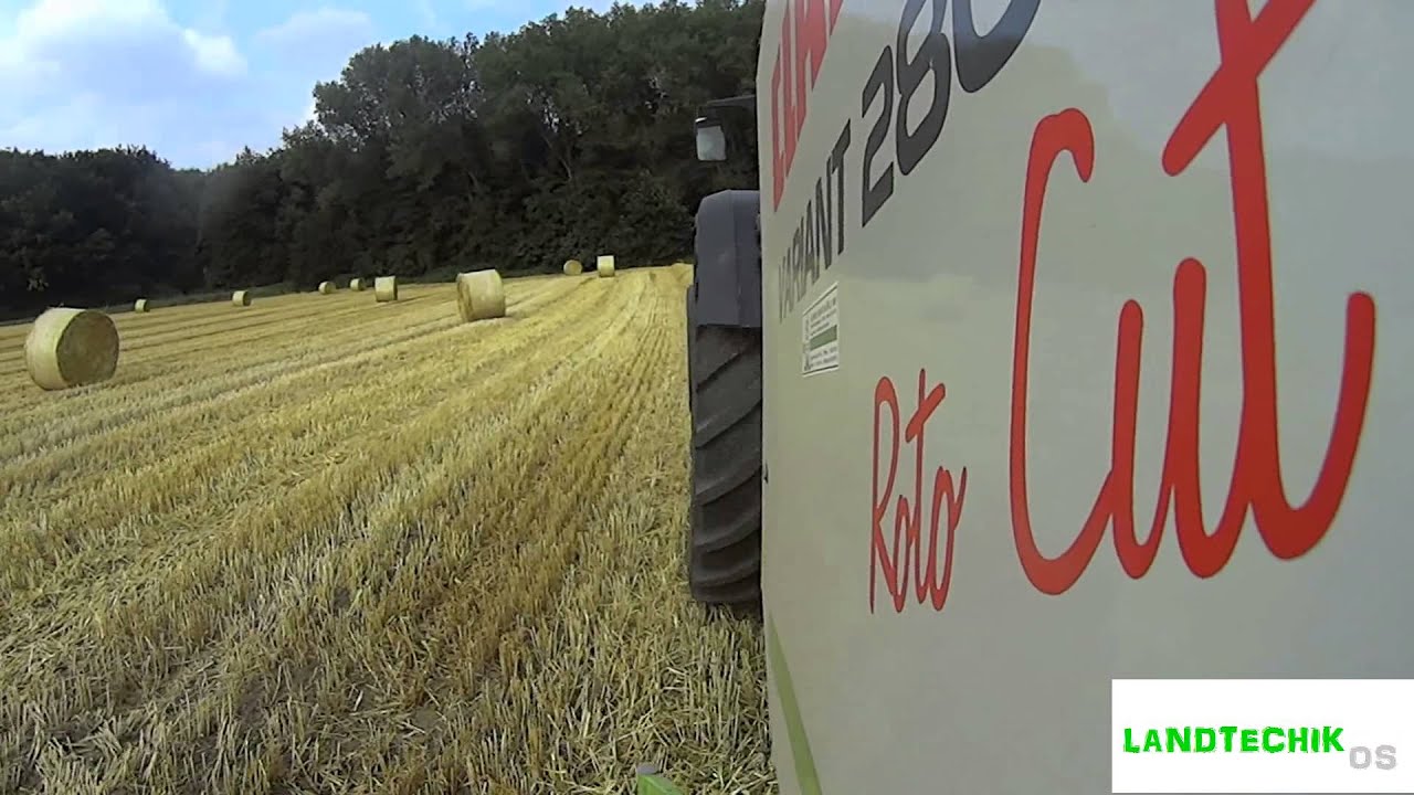 [GoPro/Phantom] Strohpressen 2015 // Fendt 820 und Claas Variant 280
