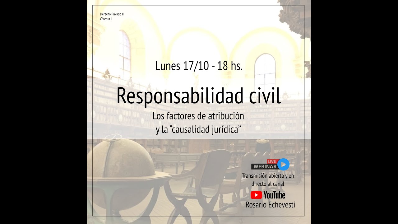 Responsabilidad civil: los factores de atribución y la 