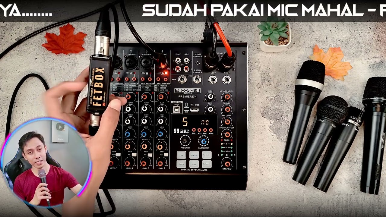 SOLUSI MIC SENSITIF BISA JAUH DARI BIBIR JERNIH & TIDAK FEEDBACK DI 2024