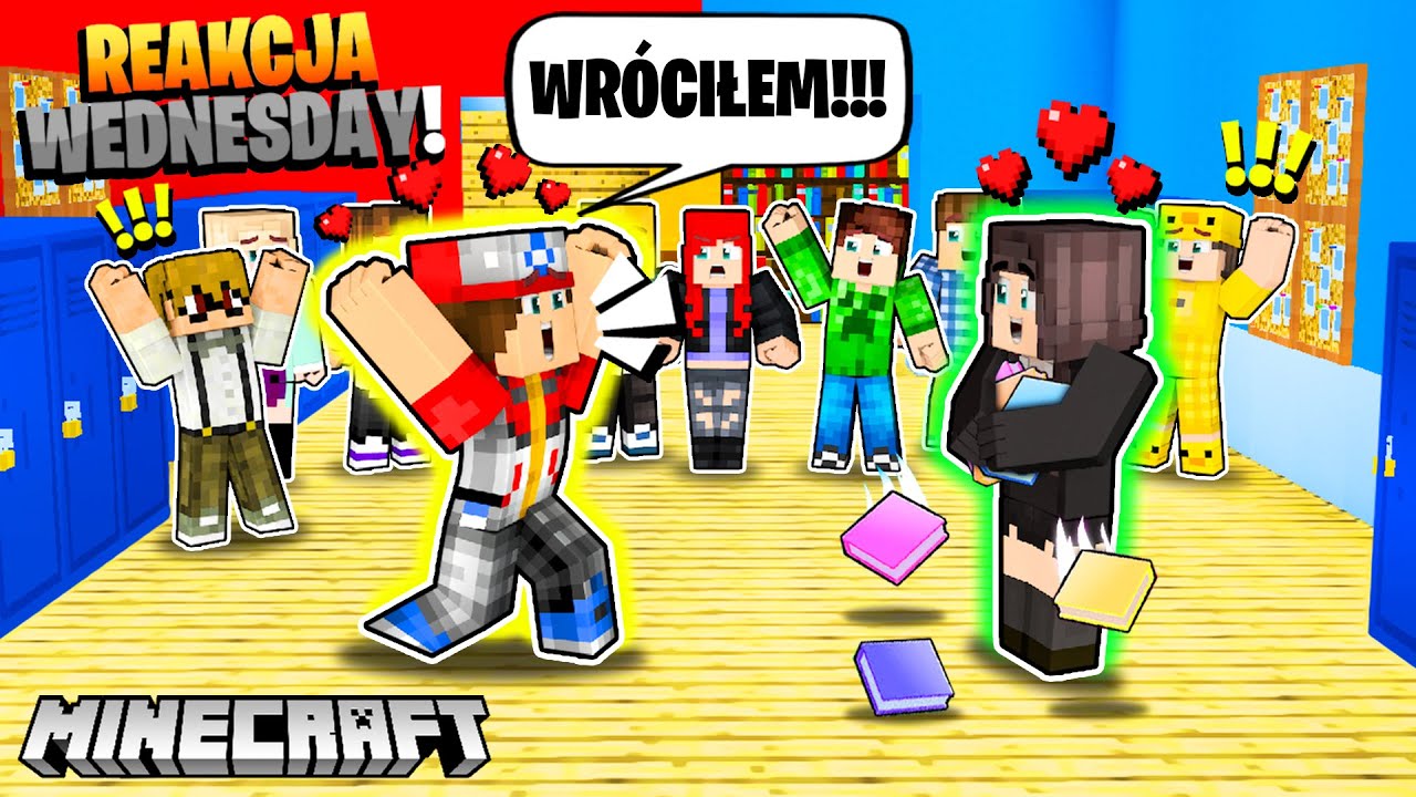 😍 WEDNESDAY... ŻYJE!!! *została moją NOWĄ DZIEWCZYNĄ w Minecraft?!*
