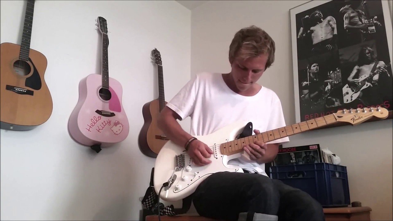 John Mayer - Gravity - guitar cover + solo improv