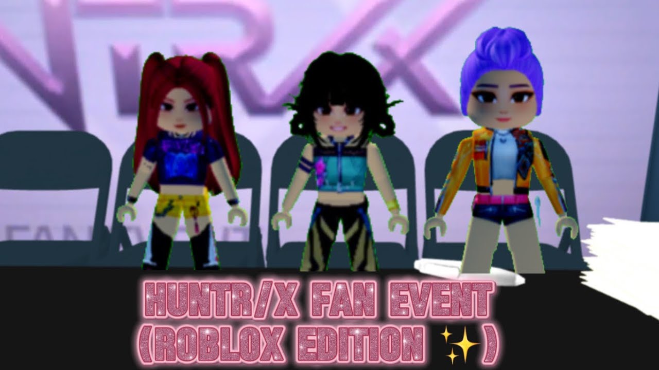 📷 KPop Demon Hunters: HUNTR/X Fan Event (Roblox Edition ✨ ) 📷