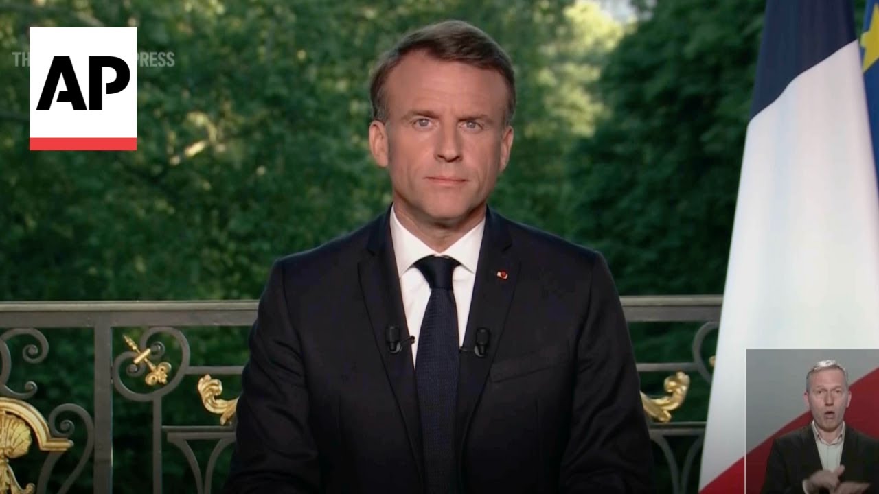 France's Macron dissolves National Assembly, calls for legislative election after EU defeat