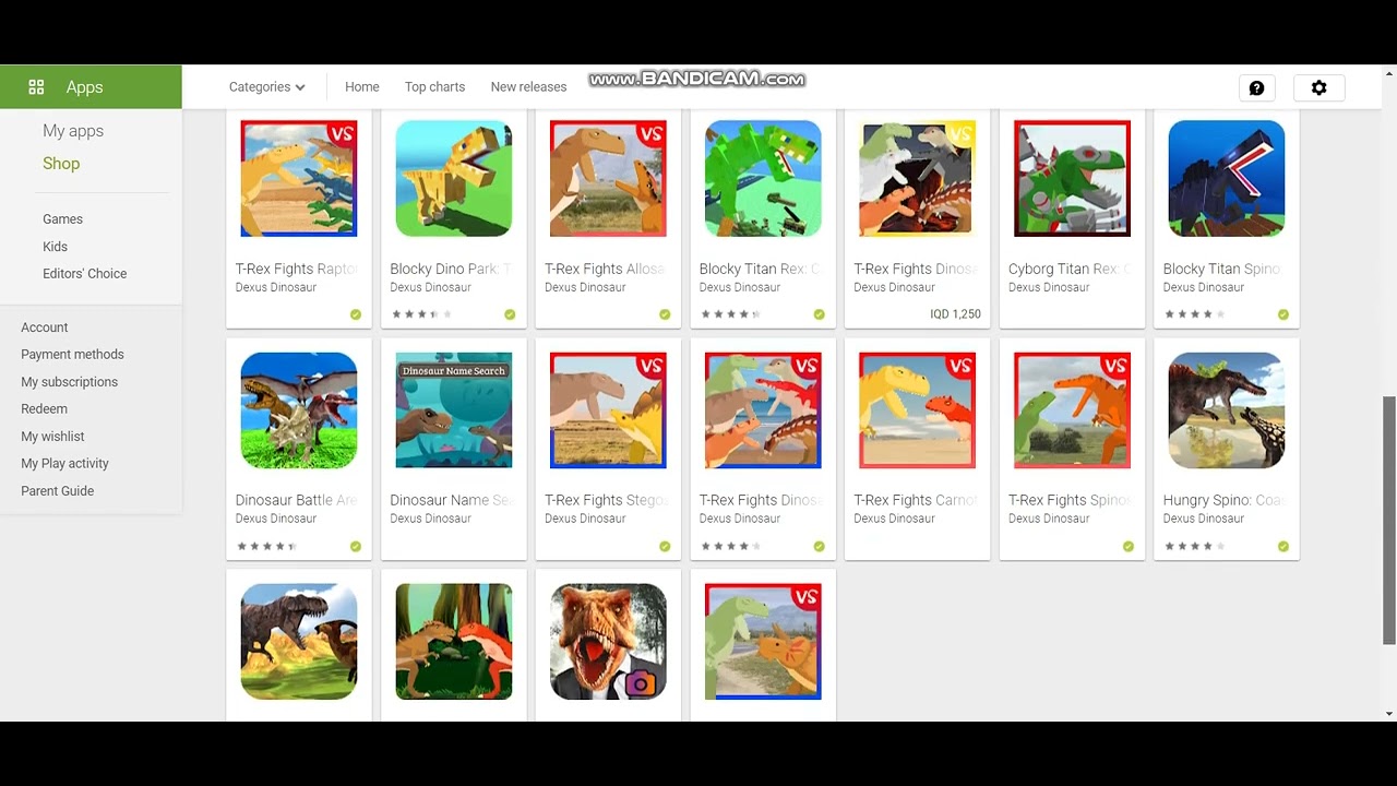 dexus dinosaur in google play store