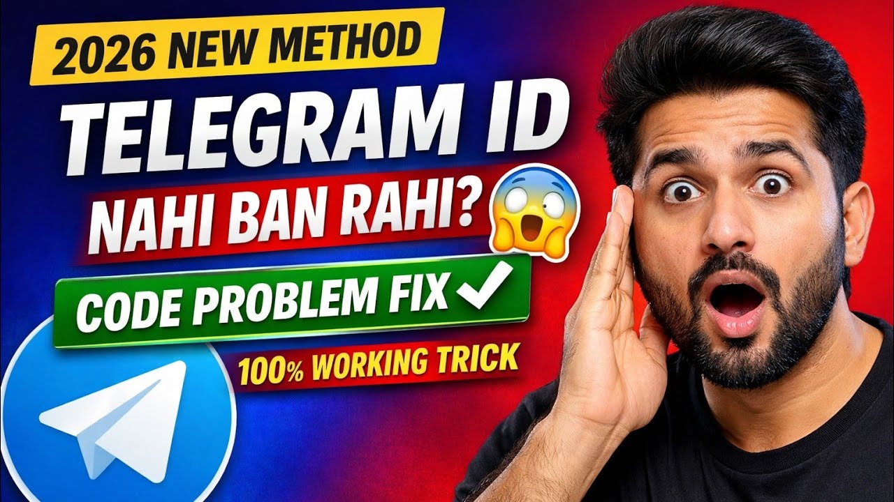 Telegram ID Not Creating Problem Solve | Telegram Login Issue Fix 2026 Junaid_Editz
