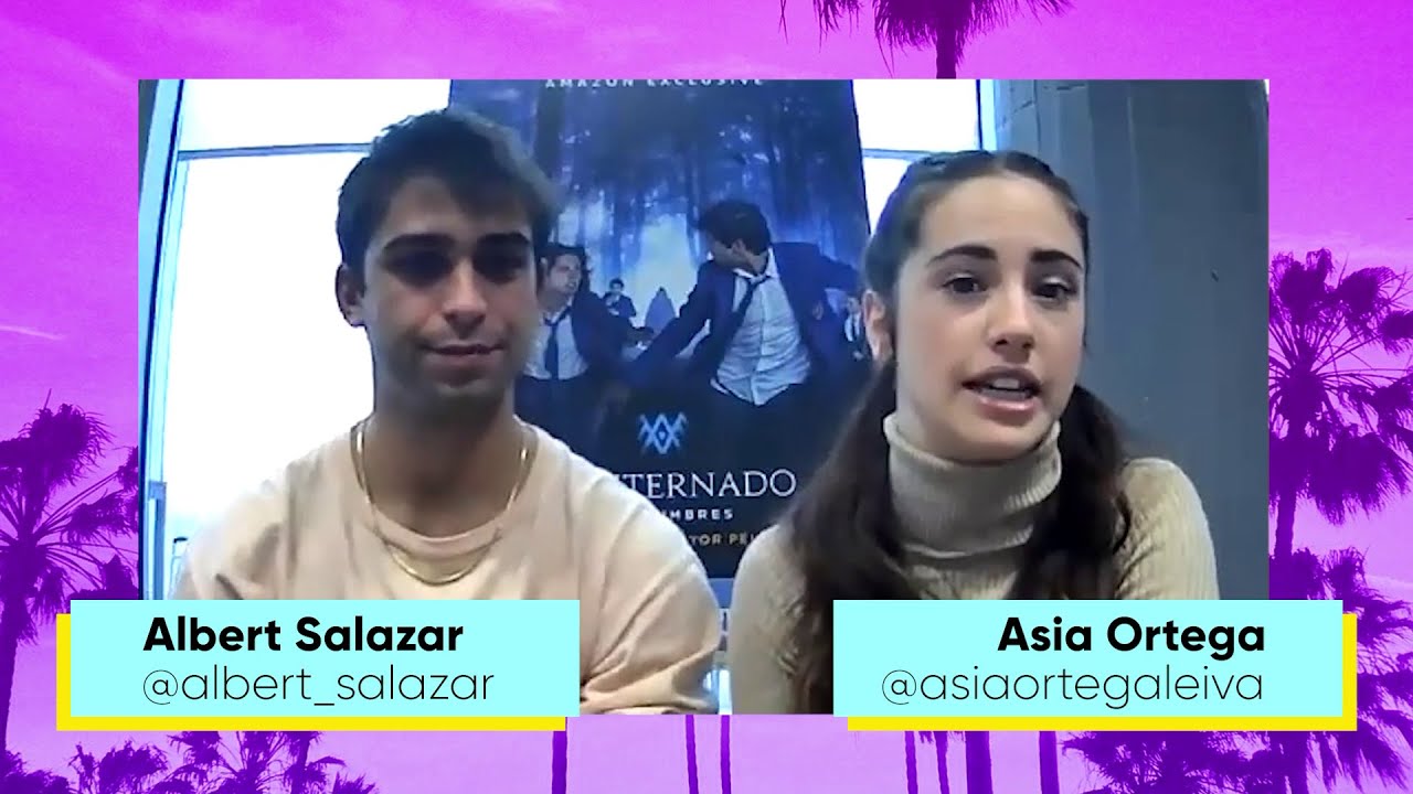 Albert Salazar and Asia Ortega of El Internado Las Cumbres