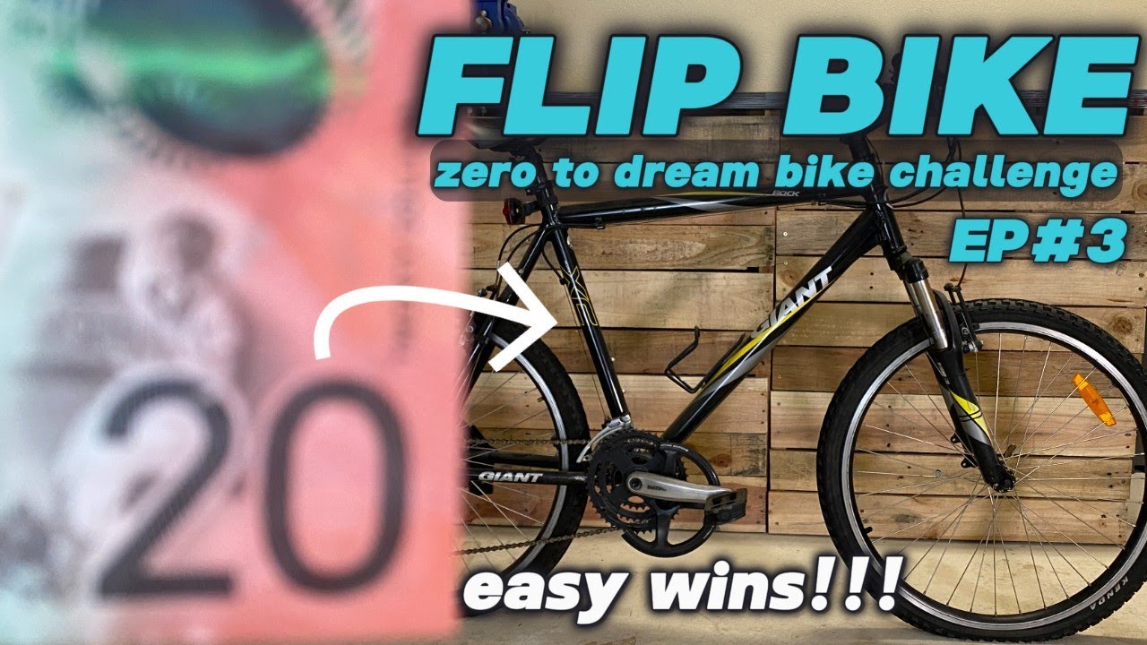 Flipping bikes #3 - $20 Giant Rock MTB Flip – Abandoned to $130 in One Day