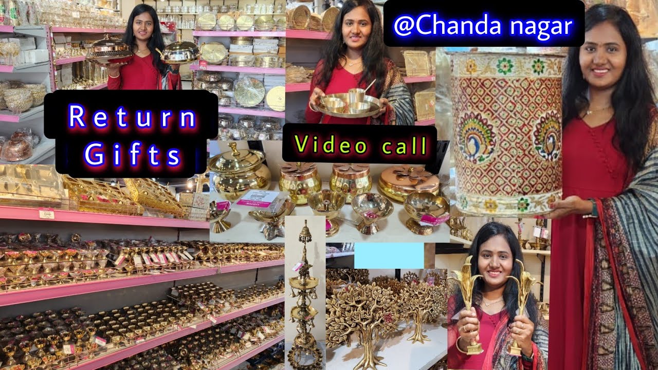 ఇత్తడి వస్తువుల అతిపెద్ద సామ్రాజ్యం ఇప్పుడు మన చందానగర్లో|Brass items for return gifts,kitchen&decor
