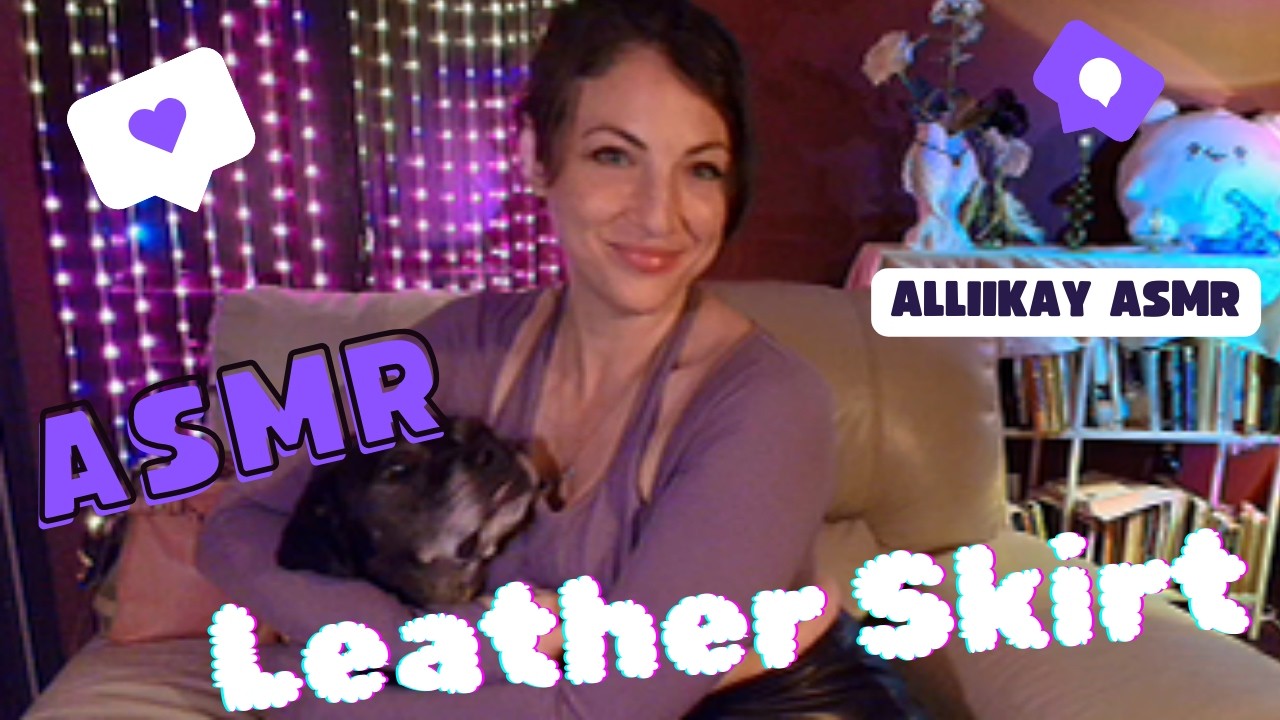 ASMR leather Clasp Zipper Scratch