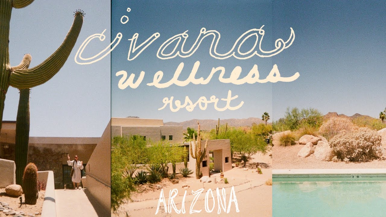 wellness in the desert🌵  civana resort carefree, arizona 🌵 desert travel vlog 📸