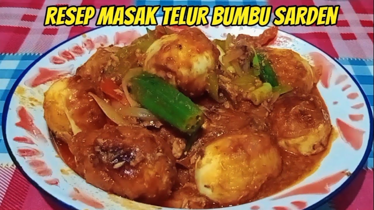 Kenapa baru tau resep ini, ternyata enak banget!!//RESEP MASAK TELUR BUMBU SARDEN ENAK NIKMAT...