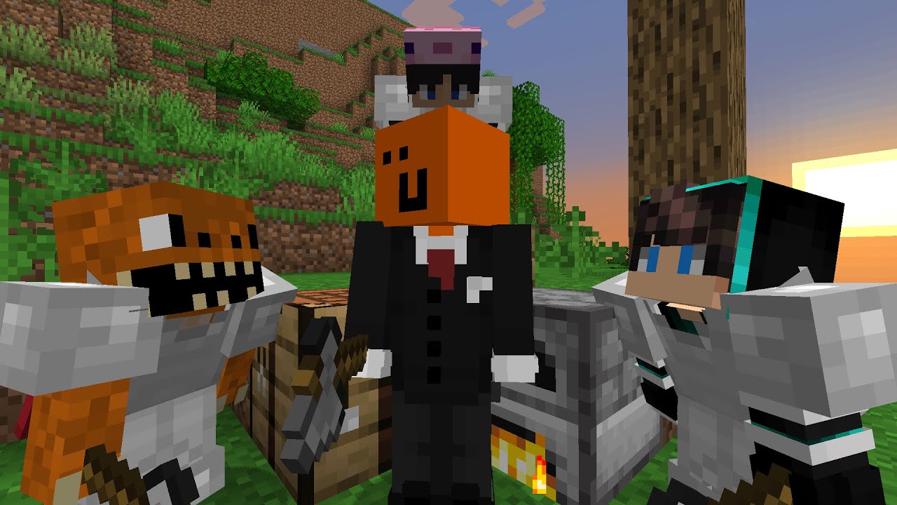 Minecraft Speedrunner VS 3 Hunters FINALE