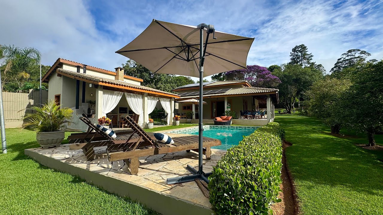 Uma casa de campo que resolve a vida no interior