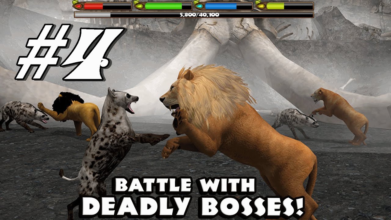 Ultimate Lion Simulator - Android & iOS - Gameplay Part 4 : Boss Battles