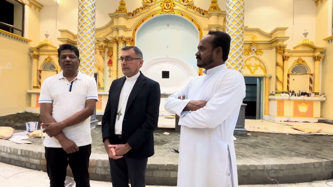 Visit of Arch Bishop of Florence, Italy to our Infant Jesus Shrine today 25.1.2026