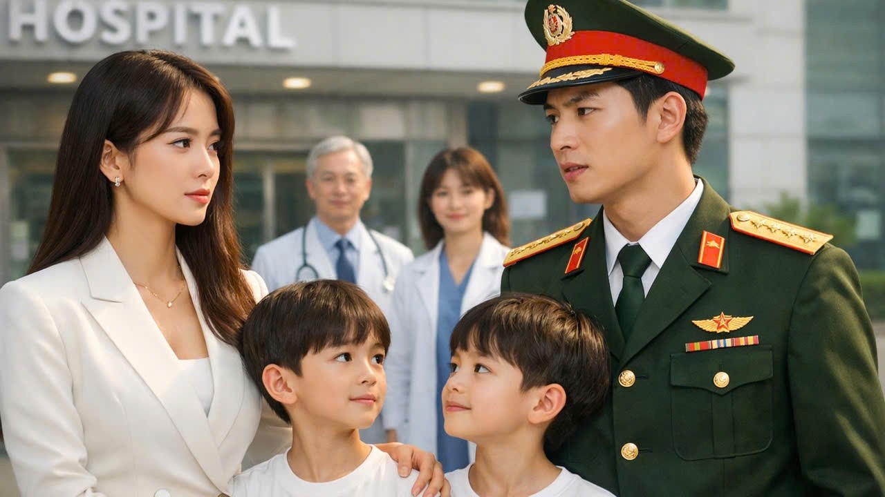 Đại Tá Sững Sờ Khi Thấy Vợ Cũ “Vô Sinh” Dắt Cặp Song Sinh Giống Mình Như Đúc– 6 Năm Xa Cách