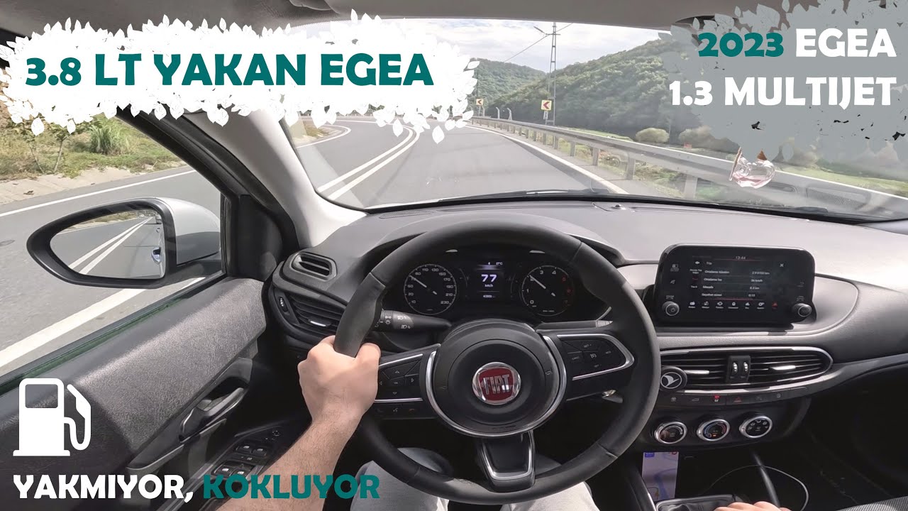 YAKMAYAN KOKLAYAN EGEA ! | 2023 FİAT EGEA 1.3 MULTİJET ÖLÜMSÜZ MOTOR | ŞEHİRİÇİ YAKIT TESTİ | POV