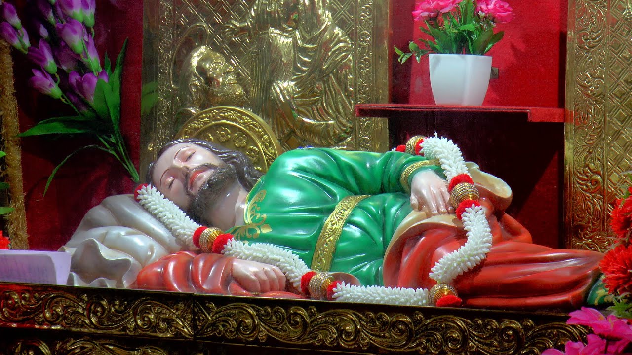 LIVE  18.03.2026 Sleeping St Joseph Special Mass | St. Francis Xavier Church, Uppalam pondy