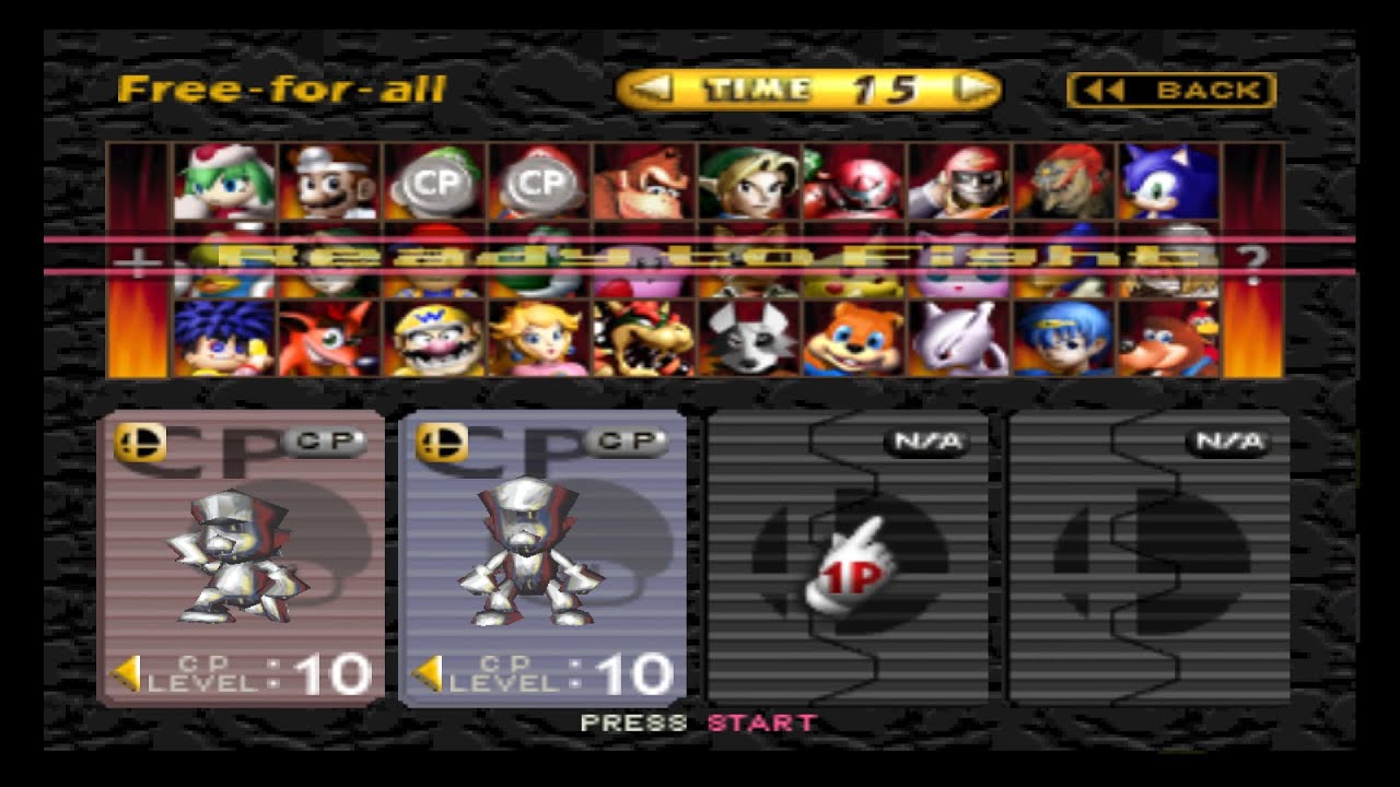 Smash Remix: Metal Mario Vs. Metal Luigi (Level 10 CPU Battle!)