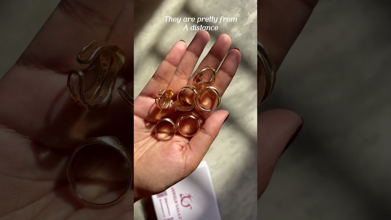 Why I'm returning this set of chunky rings? #jwelry #deinfluencing