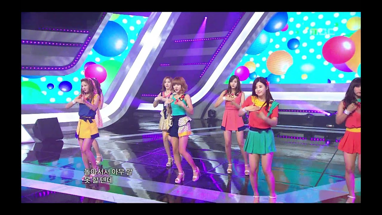 120623 [HD] Apink - HUSH, 에이핑크 - 허쉬, Music Core