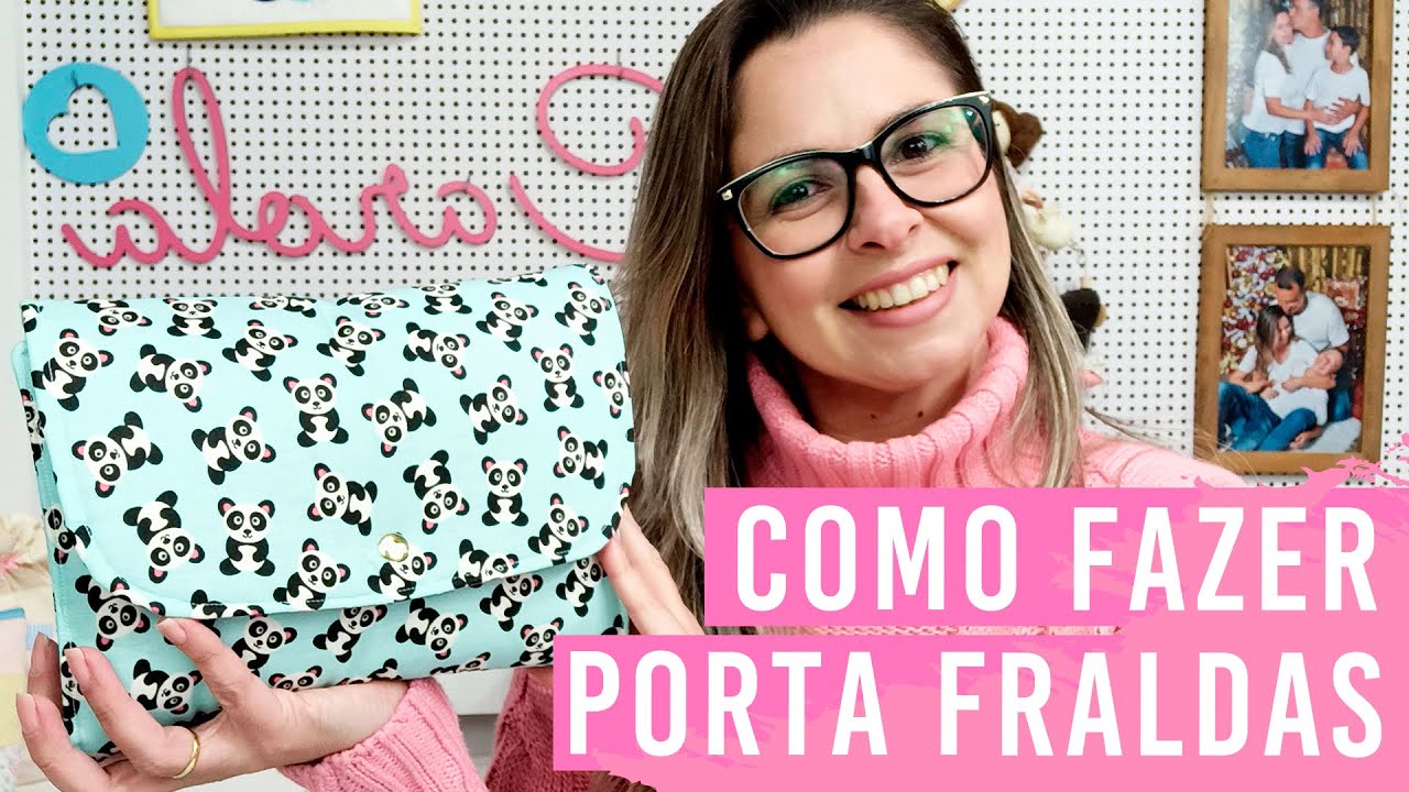 Como fazer Porta Fraldas rápido e fácil!