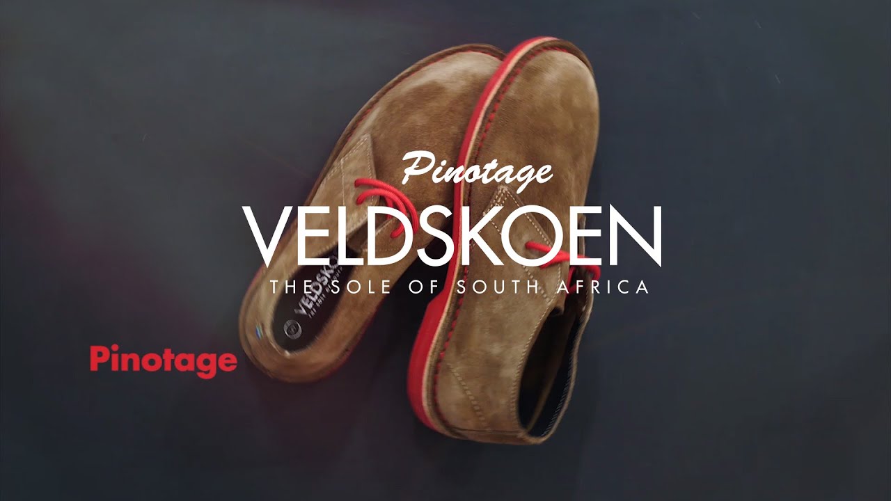 Veldskoen (Vellies) Red Sole Pinotage Genuine Leather Chukka Desert Shoe Handmade In South Africa