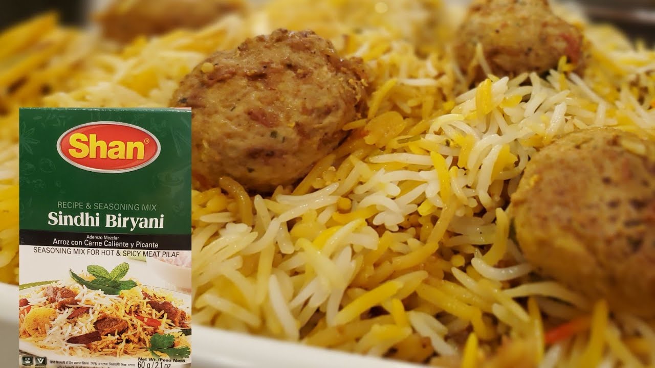 Eid Special Chicken Kofta Biryani with Shan Sindhi Masala |Koftay ki Biryani| Ammakakahzana
