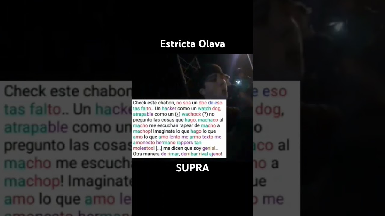 SUPRA 🔥 #rap #freestyle #hiphop #freestylerap #olavarria #batalladegallos #rapculture