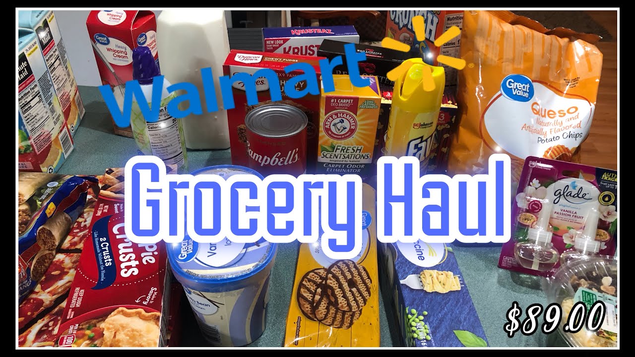 Walmart Grocery Haul  | Feeding Family Of 4 | Mobile Home Living