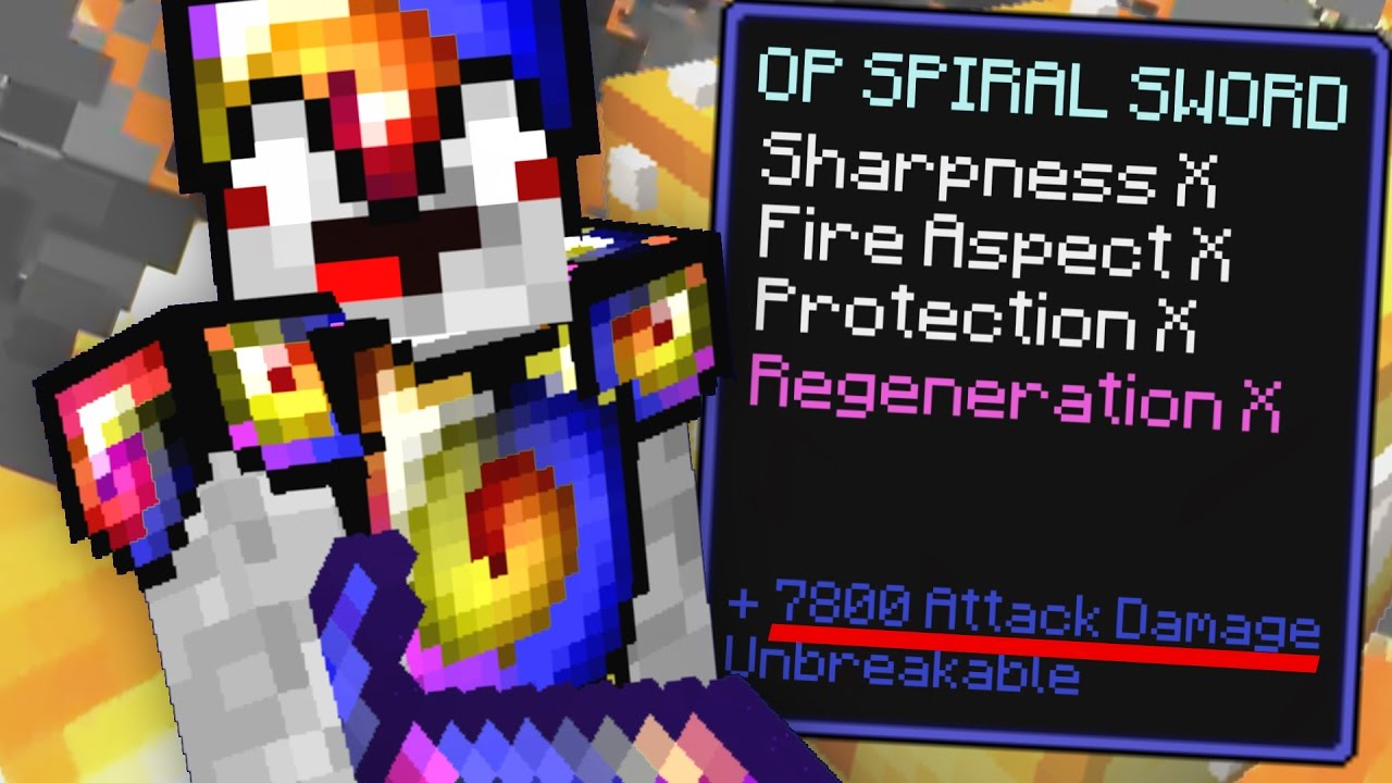 FUNNY +7800 OP ITEM! Minecraft LUCKY BLOCK BATTLE SKY PVP! Nice GAMEPLAY! Minecraft Lucky Blocks Mod