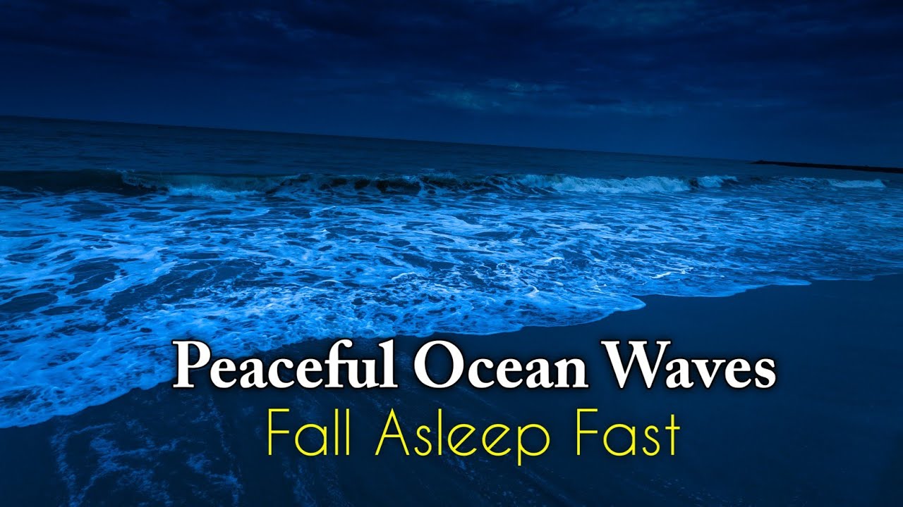 Falling Asleep With Night Peaceful Waves From INDIAN OCEAN - Beach Sounds For Sleeping